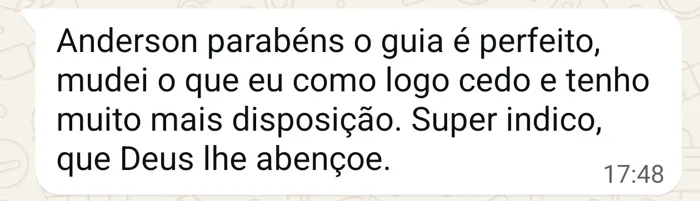 Mensagem de WhatsApp enviada por Claudia Pires